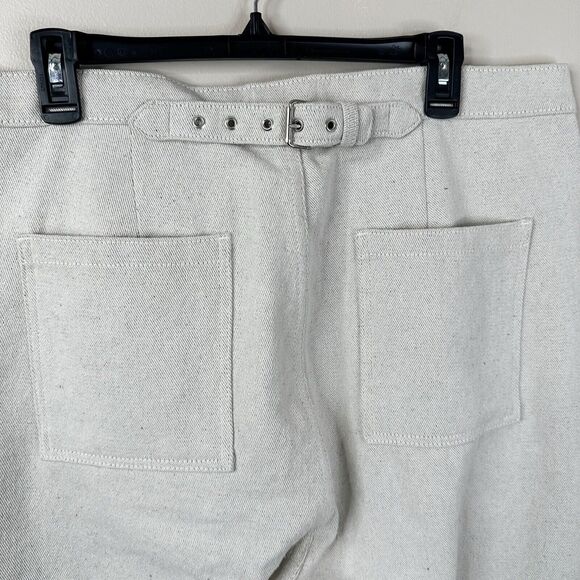 NEW Soluna Collective Denim Pants Womens 14 Two Tone Upcycled Cotton Relaxed Fit - Picture 6 of 10